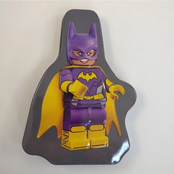 2017 LEGO & DC COMICS WBEI Batman Batwoman McDonald's TIN BOX - Picture 3 of 10